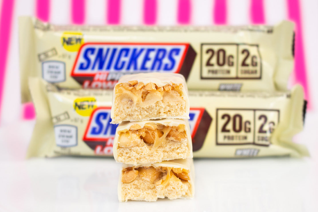 LOW SUGAR Snickers WHITE Hi Protein