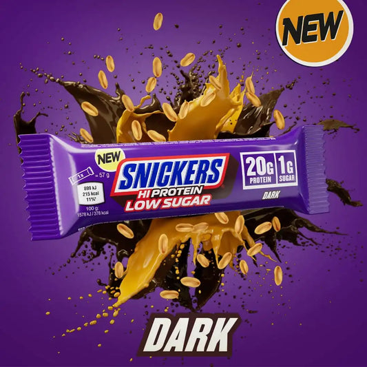 LOW SUGAR Snickers Hi Protein DARK 57g