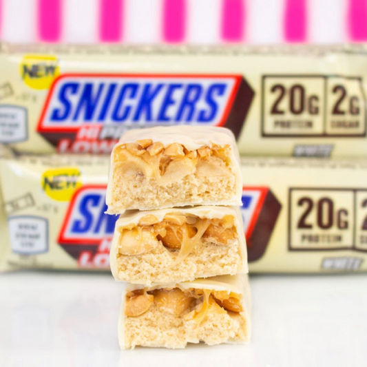 LOW SUGAR Snickers WHITE Hi Protein