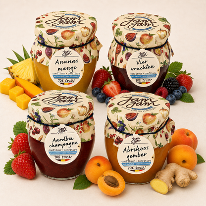Jam Jam Ambachtelijke Confituur met Zoetstof – (212 ml)